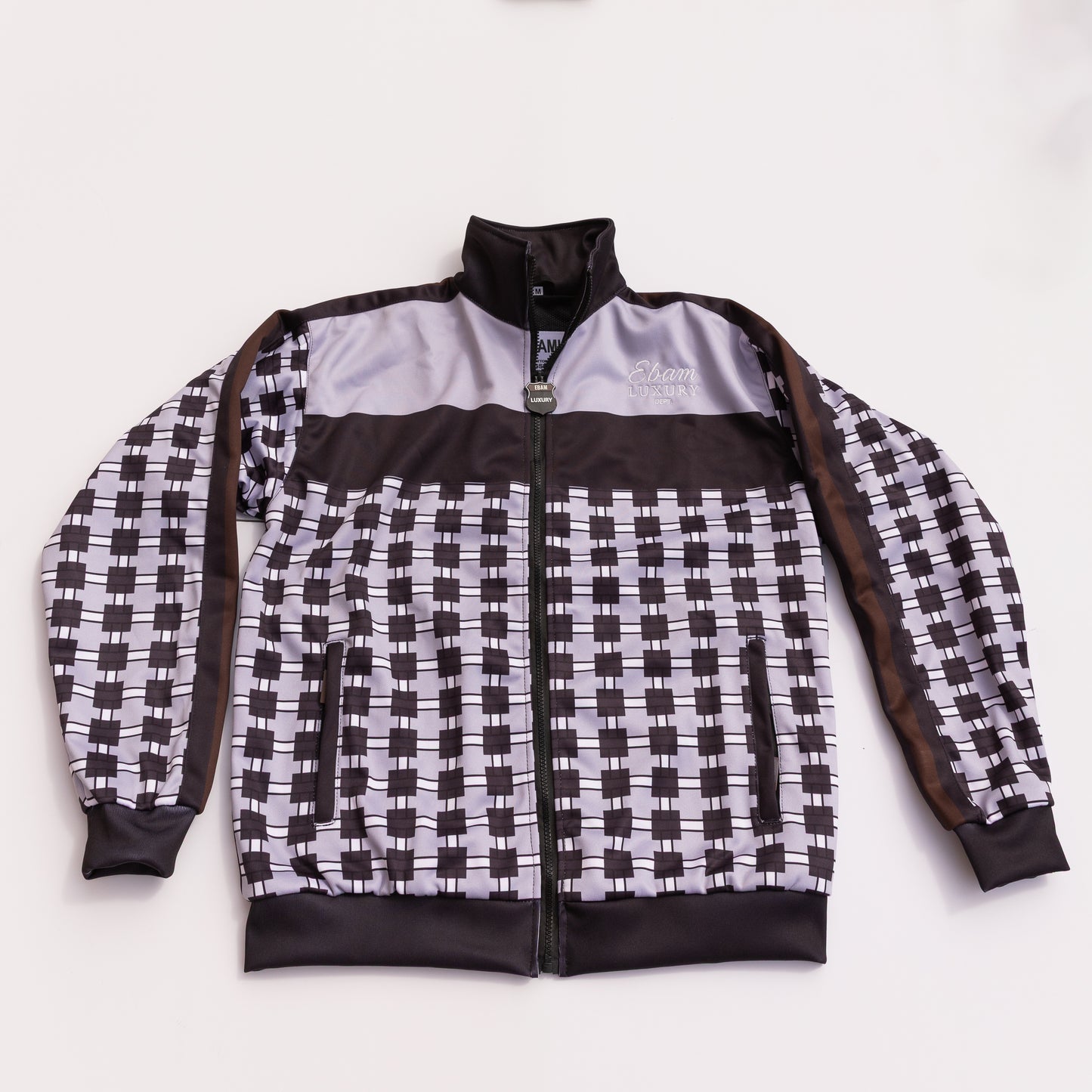 Ebamlux geometric pattern tracksuit - EBAMLUX