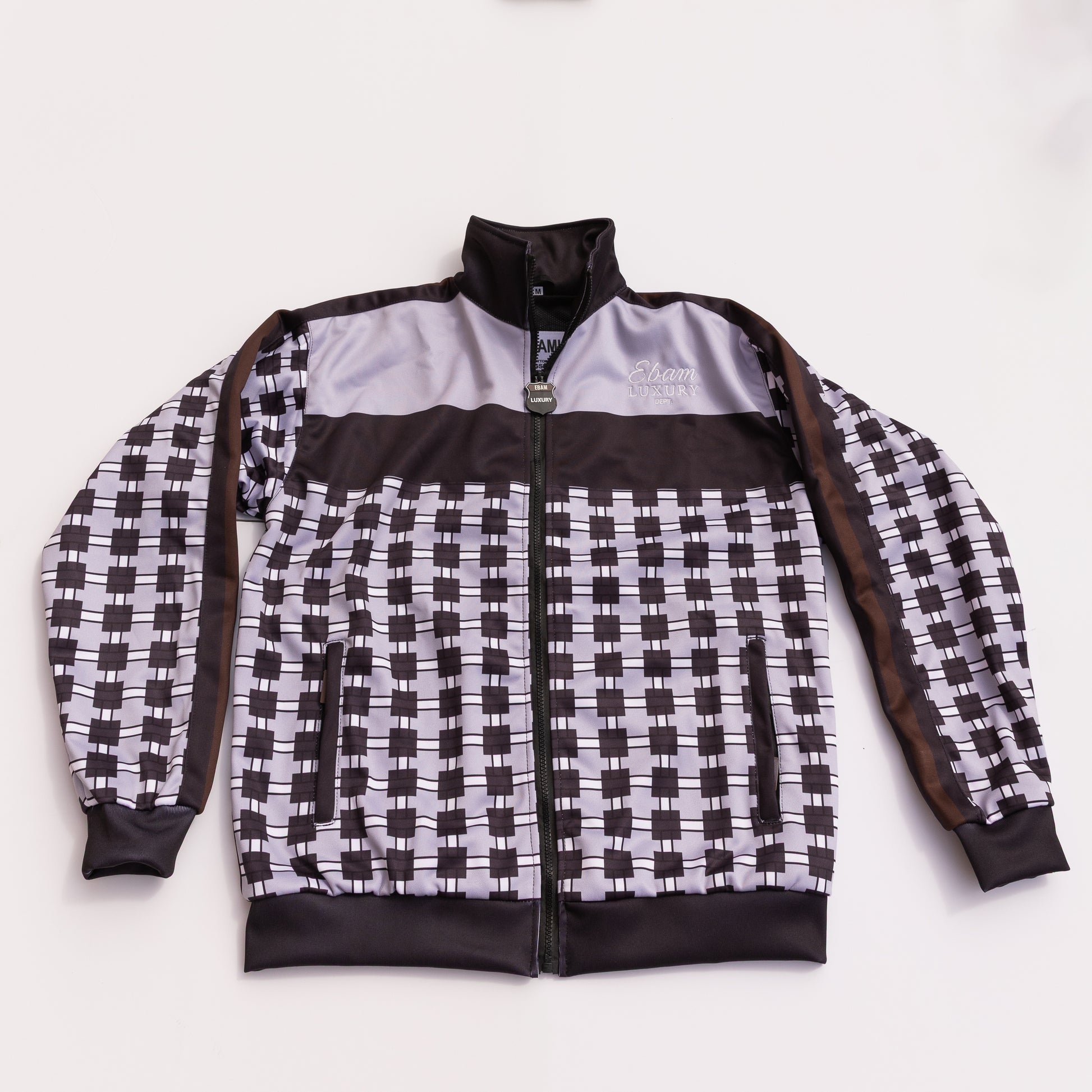 Ebamlux geometric pattern tracksuit - EBAMLUX