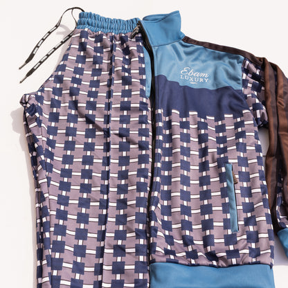 Ebamlux geometric pattern tracksuit - EBAMLUX