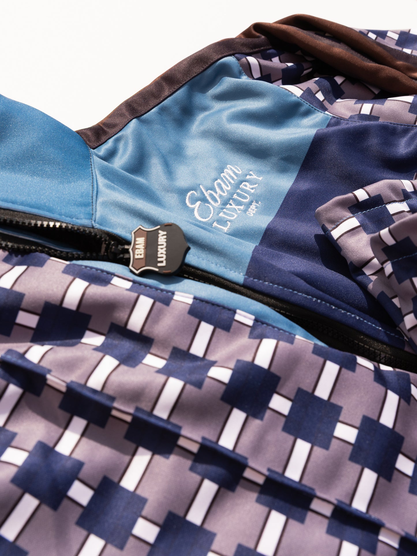 Ebamlux geometric pattern tracksuit - EBAMLUX